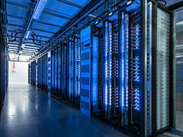 Facebook's data center in Luleå, northern Sweden