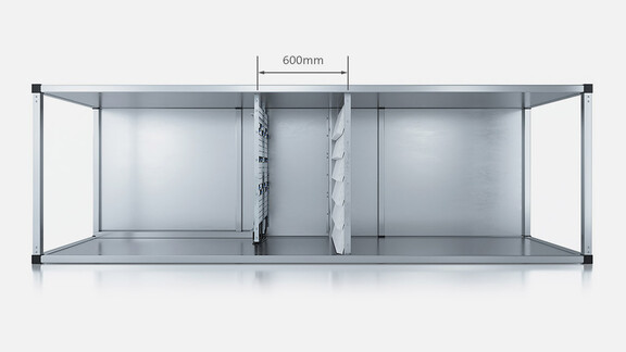 Short installation length Image Condair DL Hybrid-Luftbefeuchter Short Length